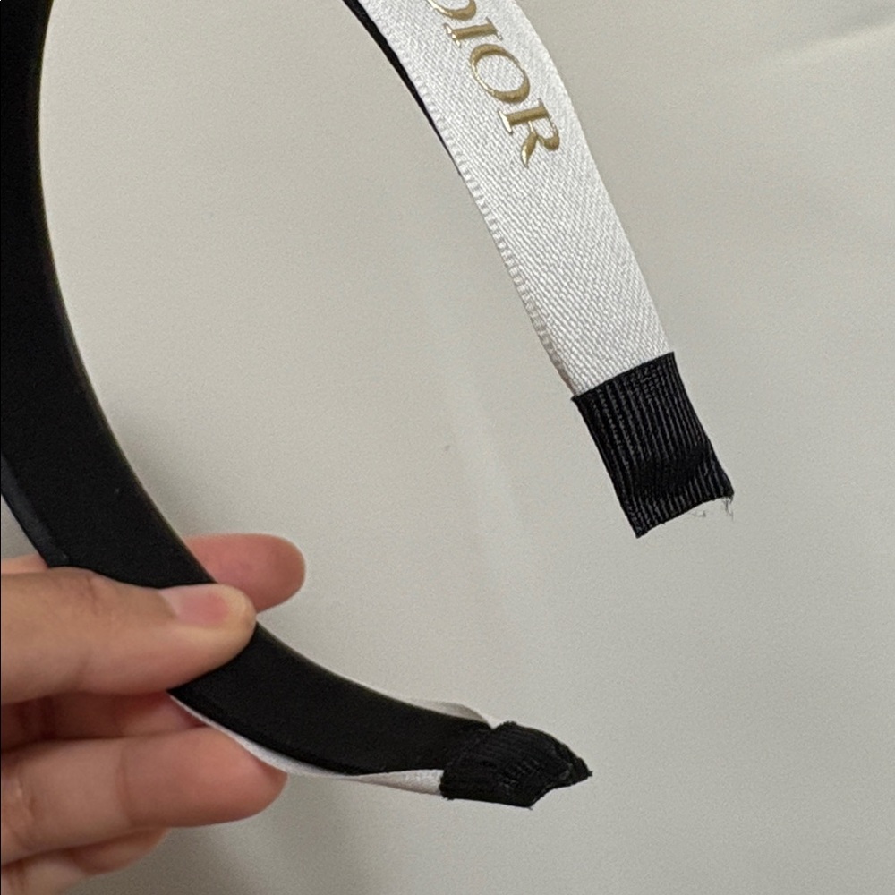 DIOR Headband HandMade with Authentic Dior Ribbon - Picture 4 of 4